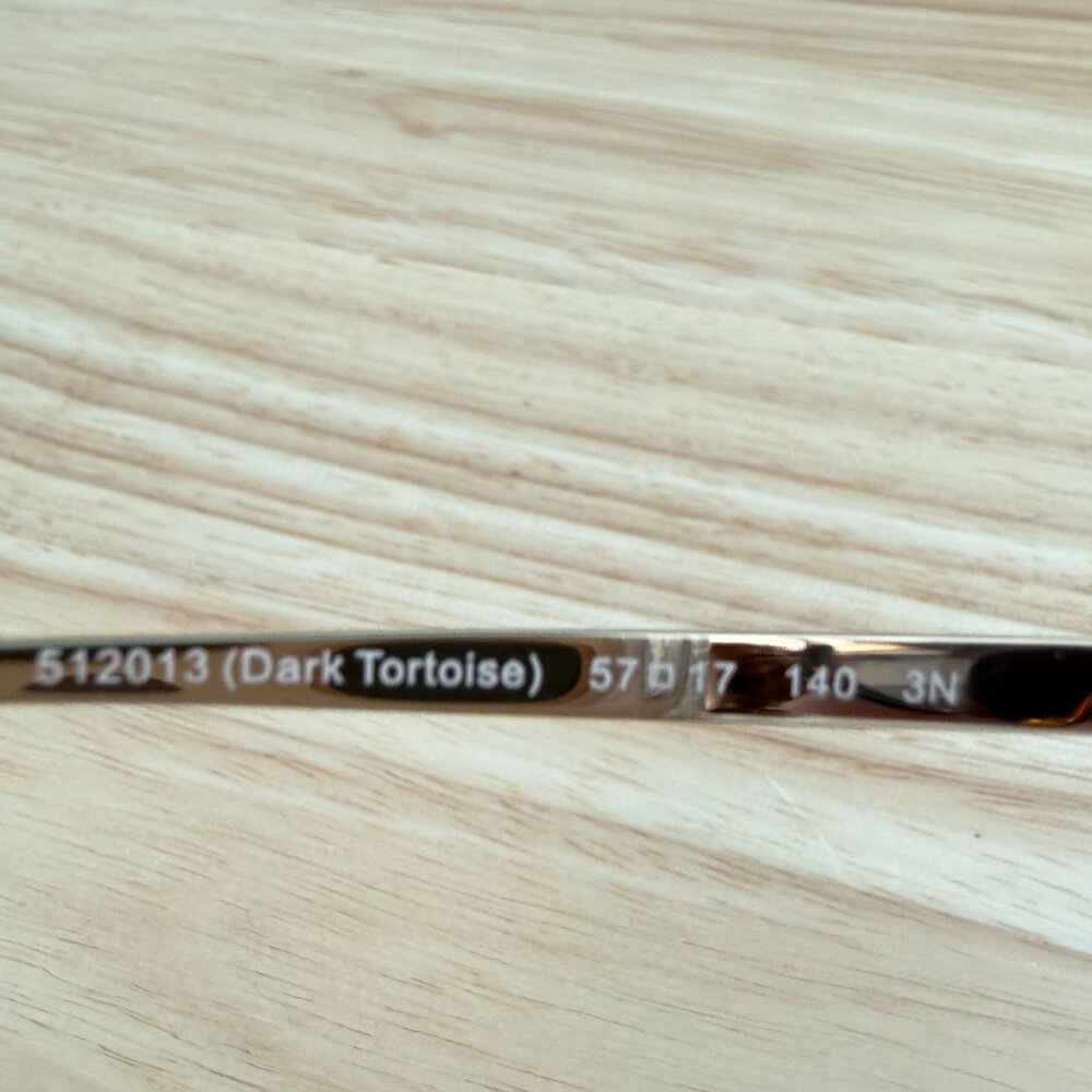 Coach Tortoise Sunglasses HC8280U L1116 XL Gold Cut Out Rims With Case & Papers - Picture 14 of 16